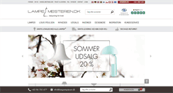 Desktop Screenshot of lampemesteren.dk