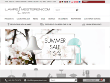 Tablet Screenshot of lampemesteren.com